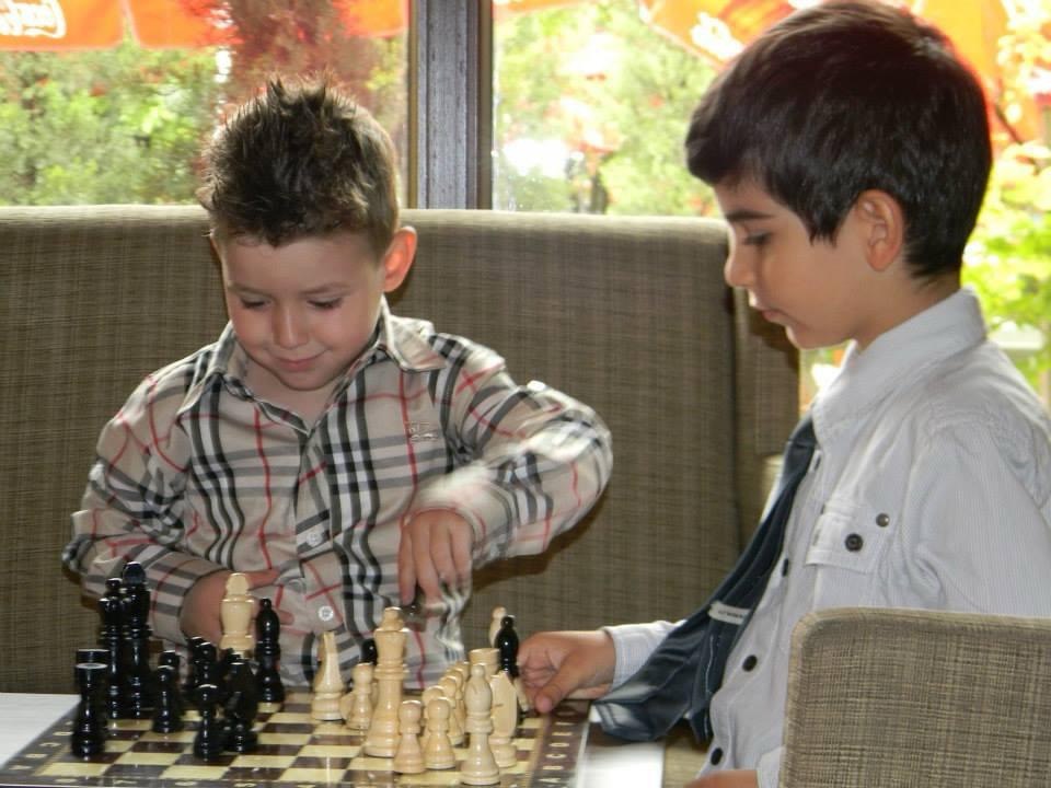 While playing chess, I won!
